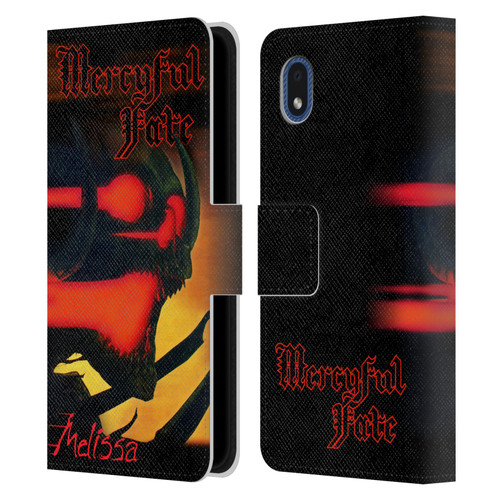 Mercyful Fate Black Metal Melissa Leather Book Wallet Case Cover For Samsung Galaxy A01 Core (2020)
