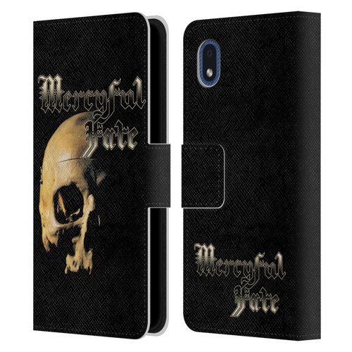 Mercyful Fate Black Metal Skull Leather Book Wallet Case Cover For Samsung Galaxy A01 Core (2020)