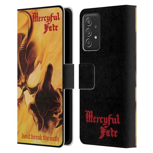 Mercyful Fate Black Metal Don't Break the Oath Leather Book Wallet Case Cover For Samsung Galaxy A53 5G (2022)