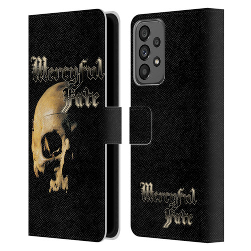 Mercyful Fate Black Metal Skull Leather Book Wallet Case Cover For Samsung Galaxy A73 5G (2022)