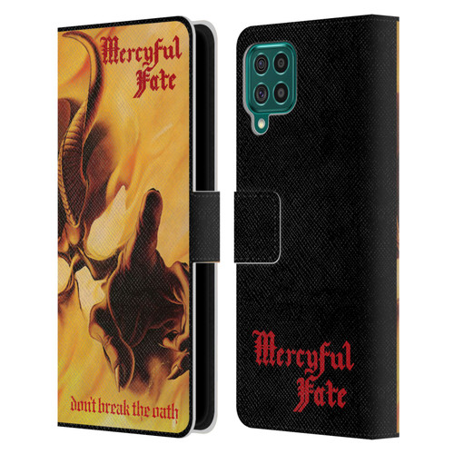 Mercyful Fate Black Metal Don't Break the Oath Leather Book Wallet Case Cover For Samsung Galaxy F62 (2021)