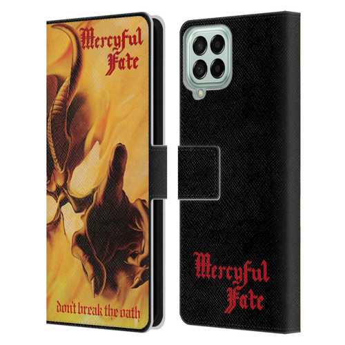 Mercyful Fate Black Metal Don't Break the Oath Leather Book Wallet Case Cover For Samsung Galaxy M53 (2022)