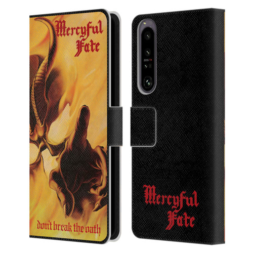 Mercyful Fate Black Metal Don't Break the Oath Leather Book Wallet Case Cover For Sony Xperia 1 IV