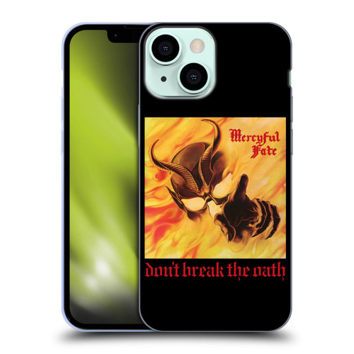 Mercyful Fate Black Metal Don't Break the Oath Soft Gel Case for Apple iPhone 13 Mini