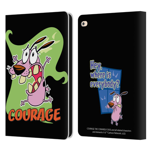 Courage The Cowardly Dog Graphics Character Art Leather Book Wallet Case Cover For Apple iPad Air 2 (2014)