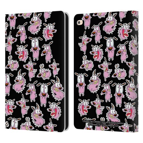 Courage The Cowardly Dog Graphics Pattern Leather Book Wallet Case Cover For Apple iPad Air 2 (2014)
