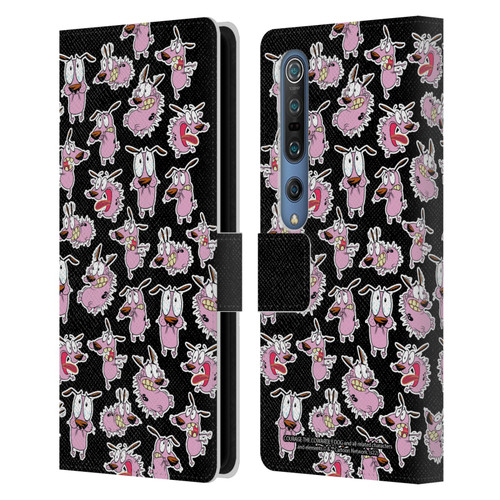 Courage The Cowardly Dog Graphics Pattern Leather Book Wallet Case Cover For Xiaomi Mi 10 5G / Mi 10 Pro 5G