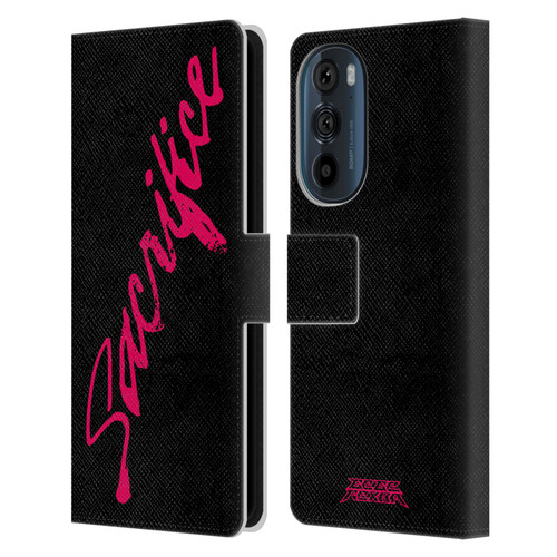 Bebe Rexha Key Art Sacrifice Leather Book Wallet Case Cover For Motorola Edge 30