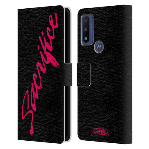 Bebe Rexha Key Art Sacrifice Leather Book Wallet Case Cover For Motorola G Pure