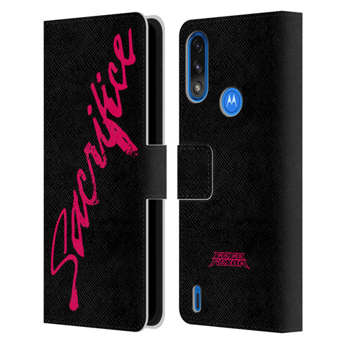 Bebe Rexha Key Art Sacrifice Leather Book Wallet Case Cover For Motorola Moto E7 Power / Moto E7i Power