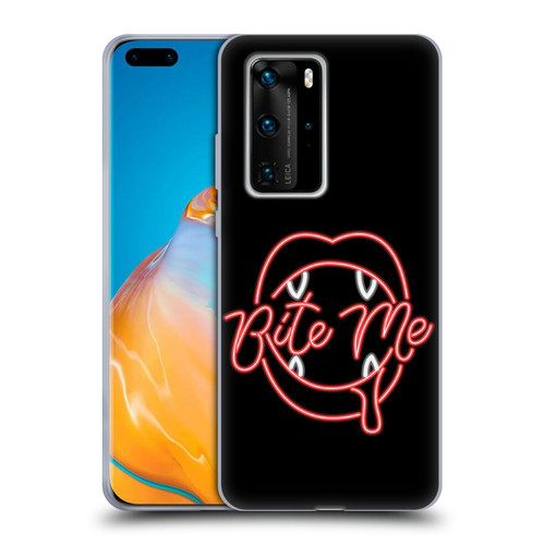Bebe Rexha Key Art Neon Bite Me Soft Gel Case for Huawei P40 Pro / P40 Pro Plus 5G