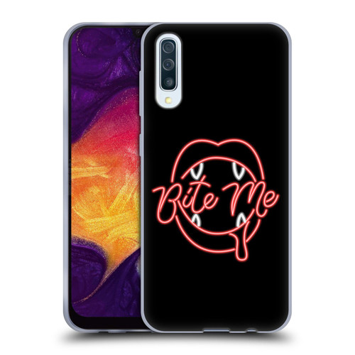 Bebe Rexha Key Art Neon Bite Me Soft Gel Case for Samsung Galaxy A50/A30s (2019)