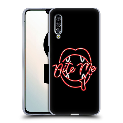 Bebe Rexha Key Art Neon Bite Me Soft Gel Case for Samsung Galaxy A90 5G (2019)