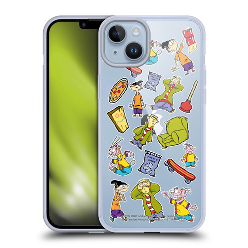 Ed, Edd, n Eddy Graphics Icons Soft Gel Case for Apple iPhone 14 Plus