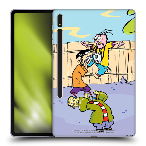 Ed, Edd, n Eddy Graphics Characters Soft Gel Case for Samsung Galaxy Tab S8 Plus