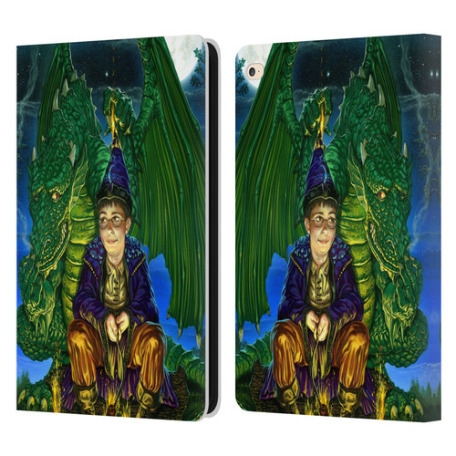 Ed Beard Jr Dragon Friendship Oops Said Leather Book Wallet Case Cover For Apple iPad Air 2 (2014)