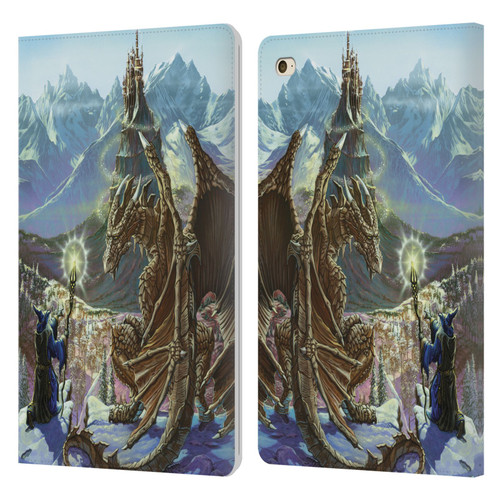 Ed Beard Jr Dragon Friendship Encounter Leather Book Wallet Case Cover For Apple iPad mini 4