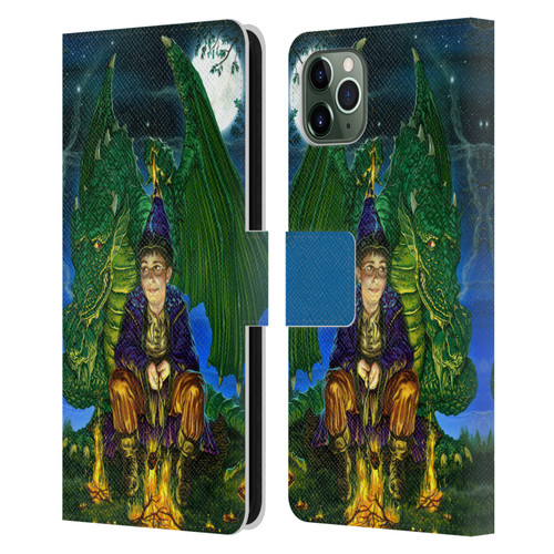 Ed Beard Jr Dragon Friendship Oops Said Leather Book Wallet Case Cover For Apple iPhone 11 Pro Max