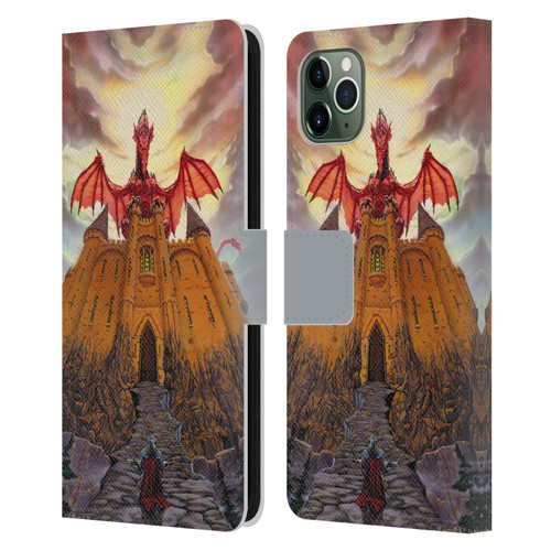 Ed Beard Jr Dragon Friendship Lord Magic Castle Leather Book Wallet Case Cover For Apple iPhone 11 Pro Max
