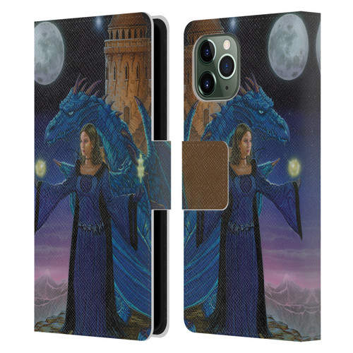 Ed Beard Jr Dragon Friendship Destiny Leather Book Wallet Case Cover For Apple iPhone 11 Pro