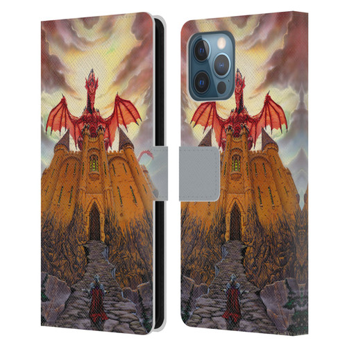 Ed Beard Jr Dragon Friendship Lord Magic Castle Leather Book Wallet Case Cover For Apple iPhone 12 Pro Max