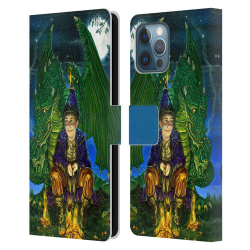 Ed Beard Jr Dragon Friendship Oops Said Leather Book Wallet Case Cover For Apple iPhone 12 Pro Max