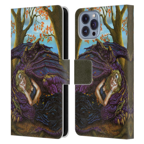 Ed Beard Jr Dragon Friendship Escape To The Land Of Nod Leather Book Wallet Case Cover For Apple iPhone 14