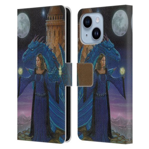 Ed Beard Jr Dragon Friendship Destiny Leather Book Wallet Case Cover For Apple iPhone 14 Plus