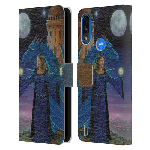 Ed Beard Jr Dragon Friendship Destiny Leather Book Wallet Case Cover For Motorola Moto E7 Power / Moto E7i Power