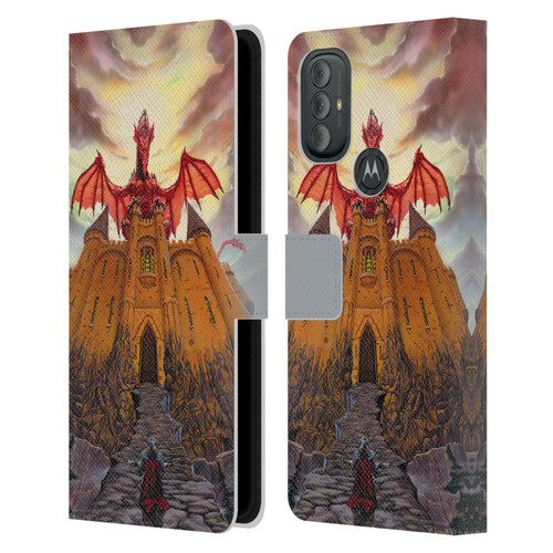 Ed Beard Jr Dragon Friendship Lord Magic Castle Leather Book Wallet Case Cover For Motorola Moto G10 / Moto G20 / Moto G30