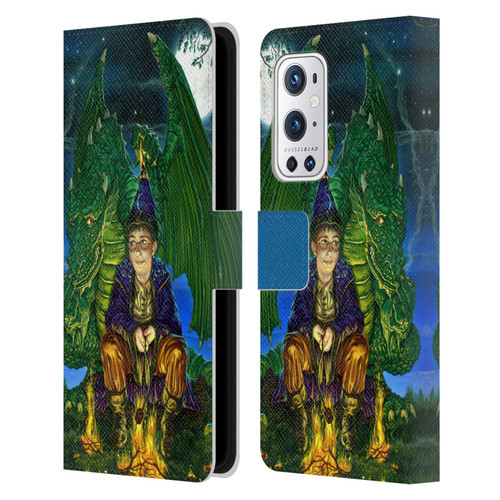 Ed Beard Jr Dragon Friendship Oops Said Leather Book Wallet Case Cover For OnePlus 9 Pro