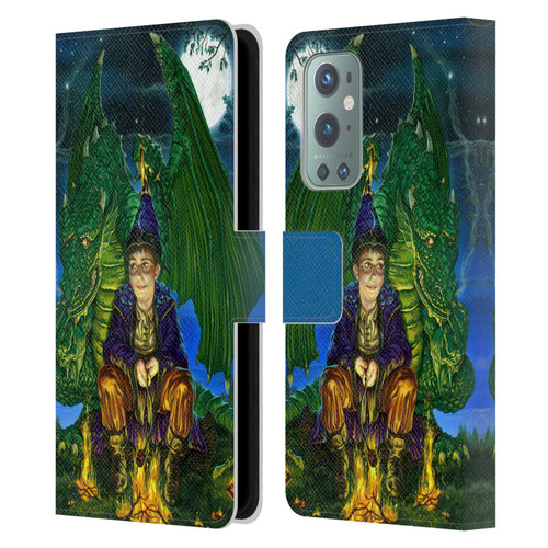 Ed Beard Jr Dragon Friendship Oops Said Leather Book Wallet Case Cover For OnePlus 9