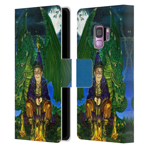 Ed Beard Jr Dragon Friendship Oops Said Leather Book Wallet Case Cover For Samsung Galaxy S9
