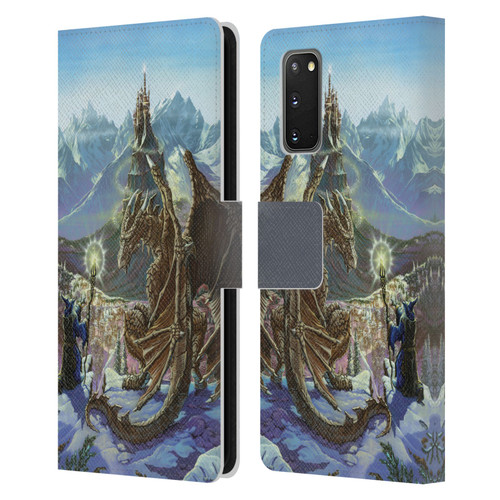 Ed Beard Jr Dragon Friendship Encounter Leather Book Wallet Case Cover For Samsung Galaxy S20 / S20 5G