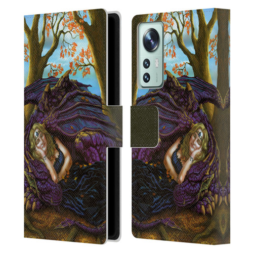 Ed Beard Jr Dragon Friendship Escape To The Land Of Nod Leather Book Wallet Case Cover For Xiaomi 12