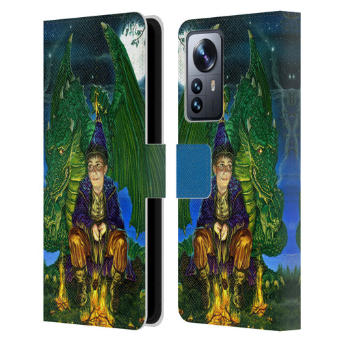 Ed Beard Jr Dragon Friendship Oops Said Leather Book Wallet Case Cover For Xiaomi 12 Pro