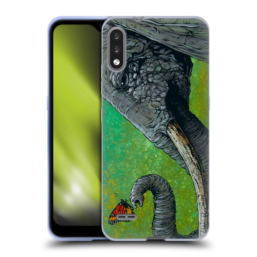 David Lozeau Colourful Grunge The Elephant Soft Gel Case for LG K22