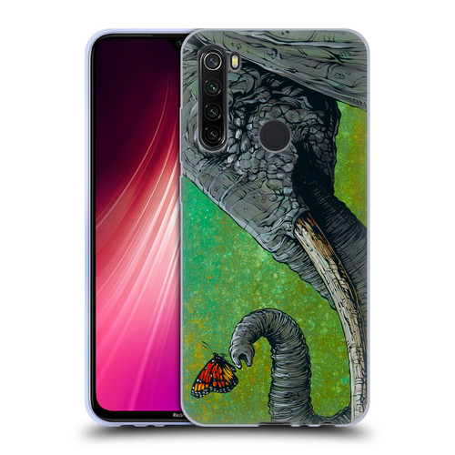 David Lozeau Colourful Grunge The Elephant Soft Gel Case for Xiaomi Redmi Note 8T