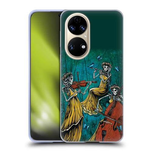 David Lozeau Colourful Art Three Female Soft Gel Case for Huawei P50