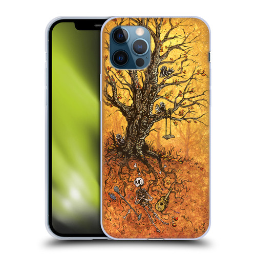 David Lozeau Colourful Art Tree Of Life Soft Gel Case for Apple iPhone 12 / iPhone 12 Pro