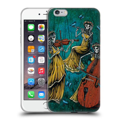 David Lozeau Colourful Art Three Female Soft Gel Case for Apple iPhone 6 Plus / iPhone 6s Plus