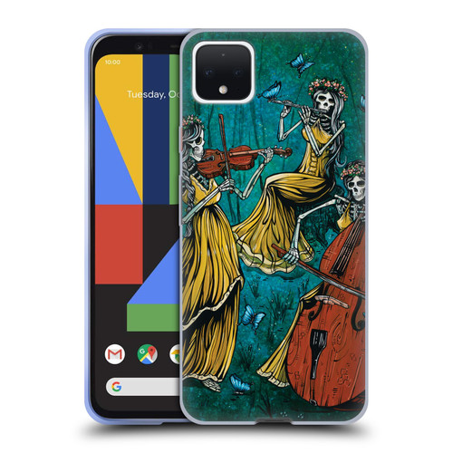 David Lozeau Colourful Art Three Female Soft Gel Case for Google Pixel 4 XL