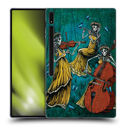 David Lozeau Colourful Art Three Female Soft Gel Case for Samsung Galaxy Tab S8 Ultra