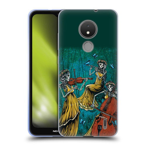 David Lozeau Colourful Art Three Female Soft Gel Case for Nokia C21