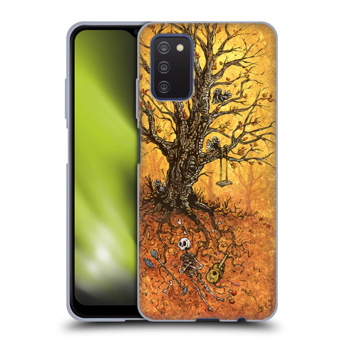 David Lozeau Colourful Art Tree Of Life Soft Gel Case for Samsung Galaxy A03s (2021)