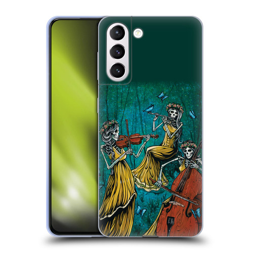 David Lozeau Colourful Art Three Female Soft Gel Case for Samsung Galaxy S21+ 5G