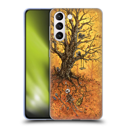 David Lozeau Colourful Art Tree Of Life Soft Gel Case for Samsung Galaxy S21+ 5G