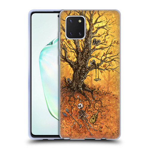 David Lozeau Colourful Art Tree Of Life Soft Gel Case for Samsung Galaxy Note10 Lite