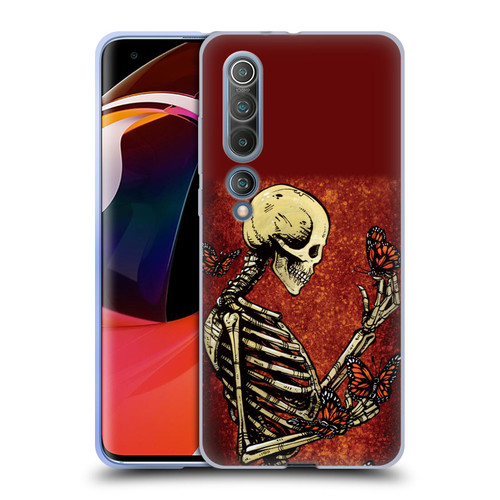 David Lozeau Skeleton Grunge Butterflies Soft Gel Case for Xiaomi Mi 10 5G / Mi 10 Pro 5G