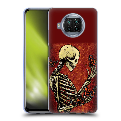 David Lozeau Skeleton Grunge Butterflies Soft Gel Case for Xiaomi Mi 10T Lite 5G